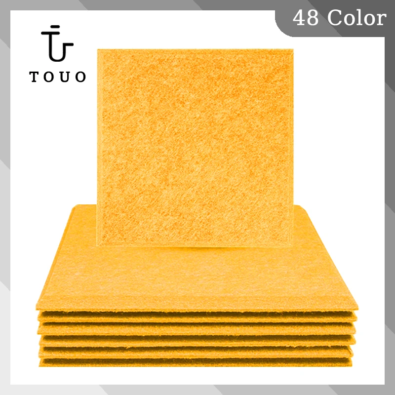 

TOUO Room Sound Acoustic Treatment 12 Pcs Sound Proof Wall Panels Home Novelty Accessories 3d Studio Acoustic Absorption Panel