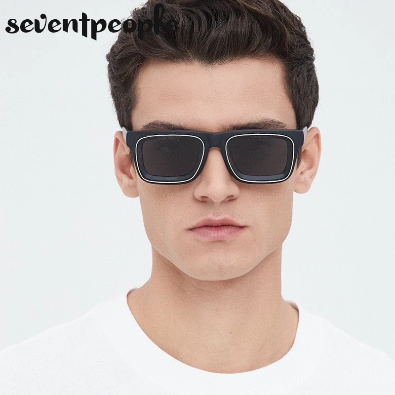 Super Vision Square Sunglasses Men 2026 Luxury Brand Designer Fashion Rectangle Sun Glasses For Women New In Rectangular Shades