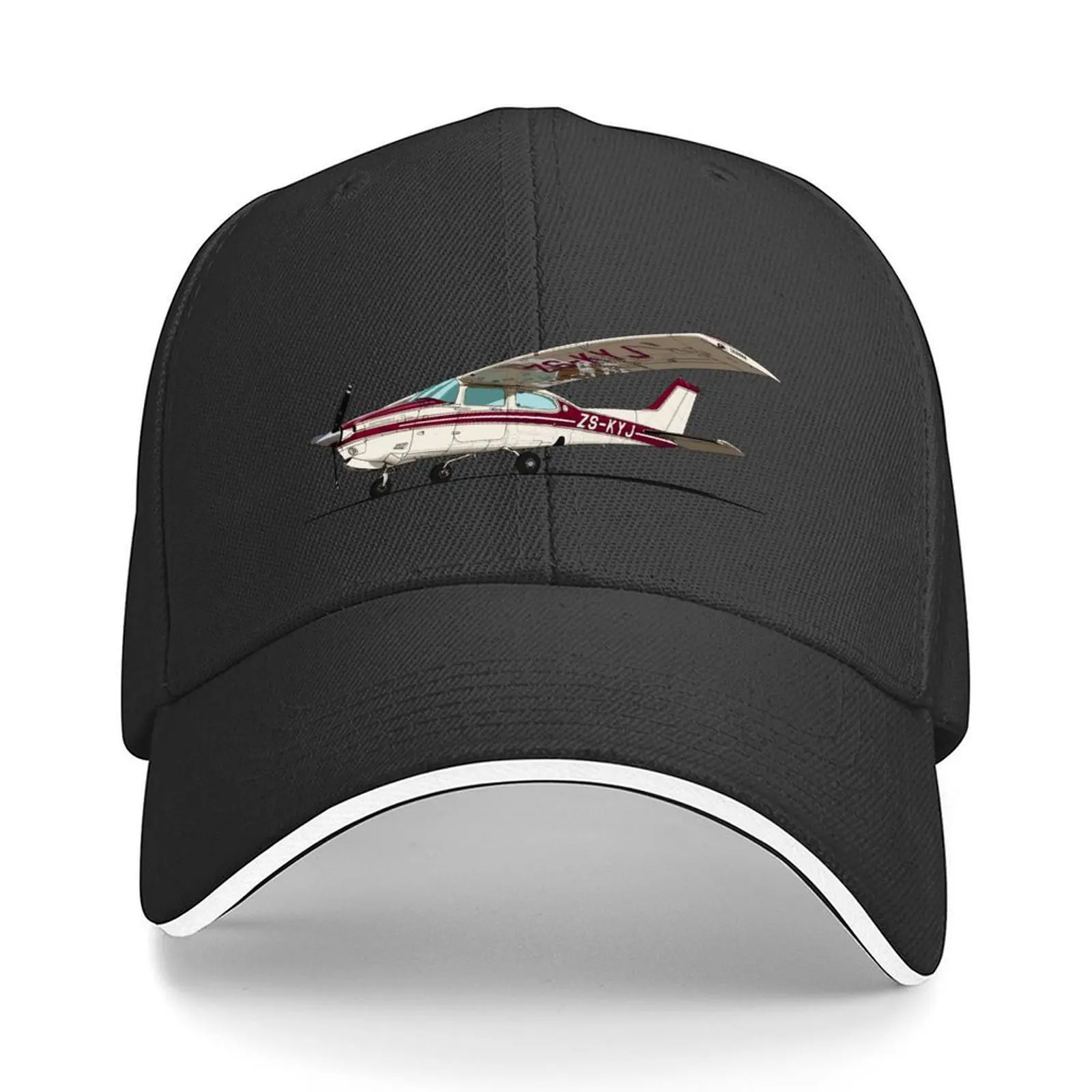 

Cessna 210 Centurion Digital Illustration Ideal Pilot Gift Baseball Cap Sunscreen hats on offer sun caps Men Hats Women's