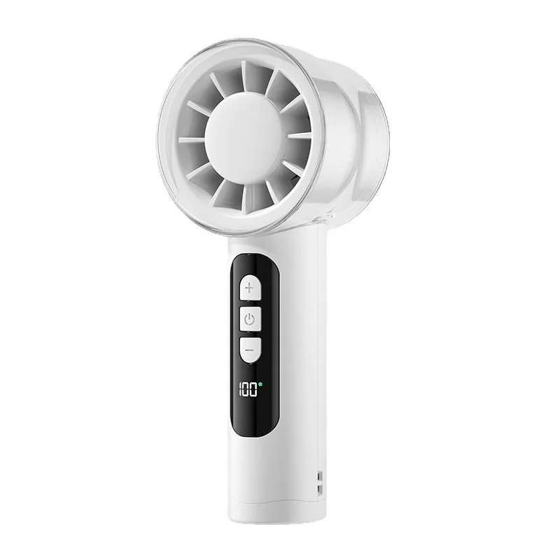 MEET SUN 2025 nuevo ventilador eléctrico de mano de alta velocidad de refrigeración Semiconductor USB portátil recargable al aire libre pequeño ventilador