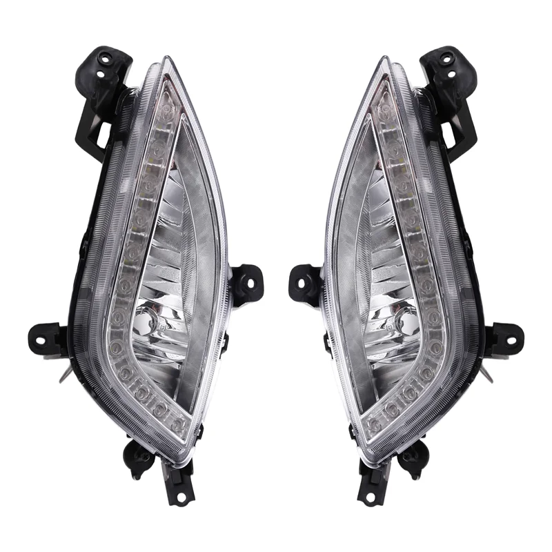 

For Hyundai Elantra GT I30 2012-2016 LED Fog Lamps Fog Light Foglamp Car Accessories Front Bumper Replacement Parts