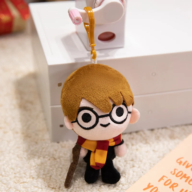 Peluche da Collezione 12cm Harry Potter: Ron, Dumbledore, Hagrid, Malfoy, Lord Voldemort - Ciondolo per Borsa Anime, Regalo