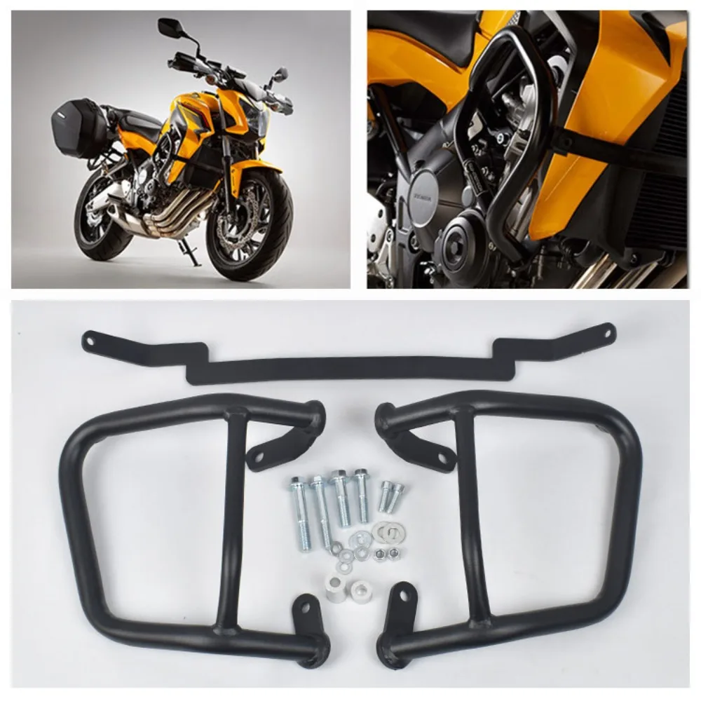 Motorcycle Engine Side Cover Bumper Guard Crash Bars High Quality Carbon Steel for HONDA CB650R CB650F