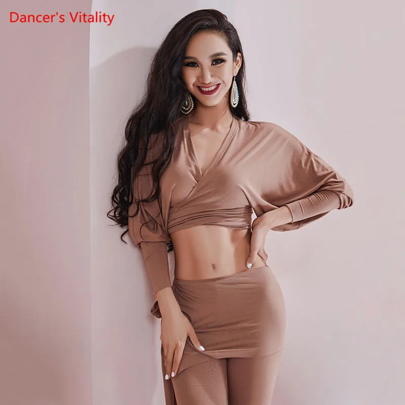 Belly Dance Top Or Pants Loose Shirt Long Sleeve Trousers Practice Clothes Oriental Dancewear Performance Clothing Female