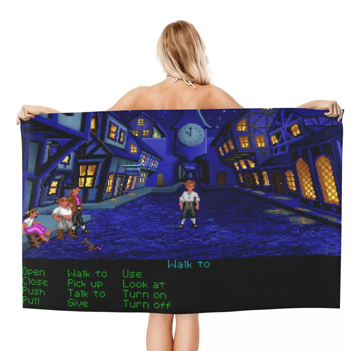 The Secret Of Monkey Island Super Soft Microfiber Beach Bath Towel Quick Drying Video Games Bathroom Yoga Towels