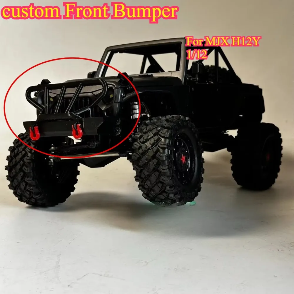 RC Off Road Crawler Car Stinger Style Front Bumper Custom Model Number For 1/12 MJX H12Y Decorative Styling Decor Upgrade Parts