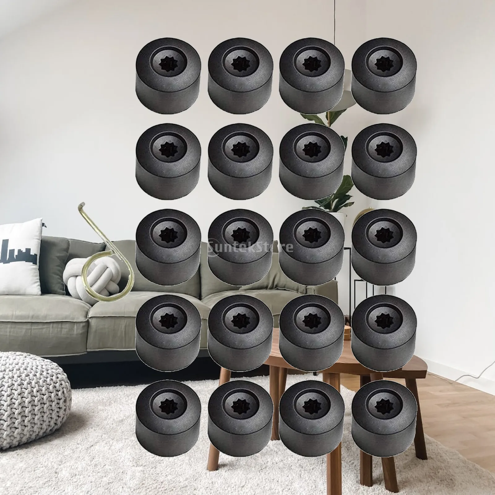 20 pièces de capuchons de protection flexibles pour écrous de roue de 17 mm, de qualité supérieure, pour démontage de moyeu, pièces de rechange