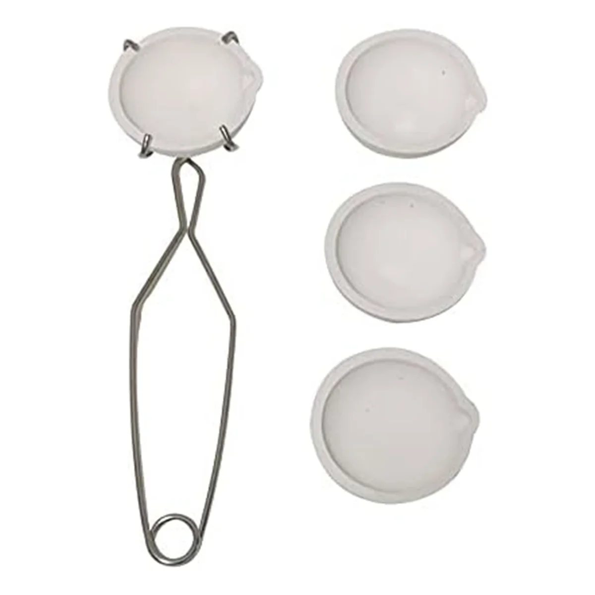 Pequeno Derretimento Cerâmica Cadinho Tigela Prato Copo Conjunto Fusão Ouro Prata Cobre com Chicote Tongs Handle 2a Pcs