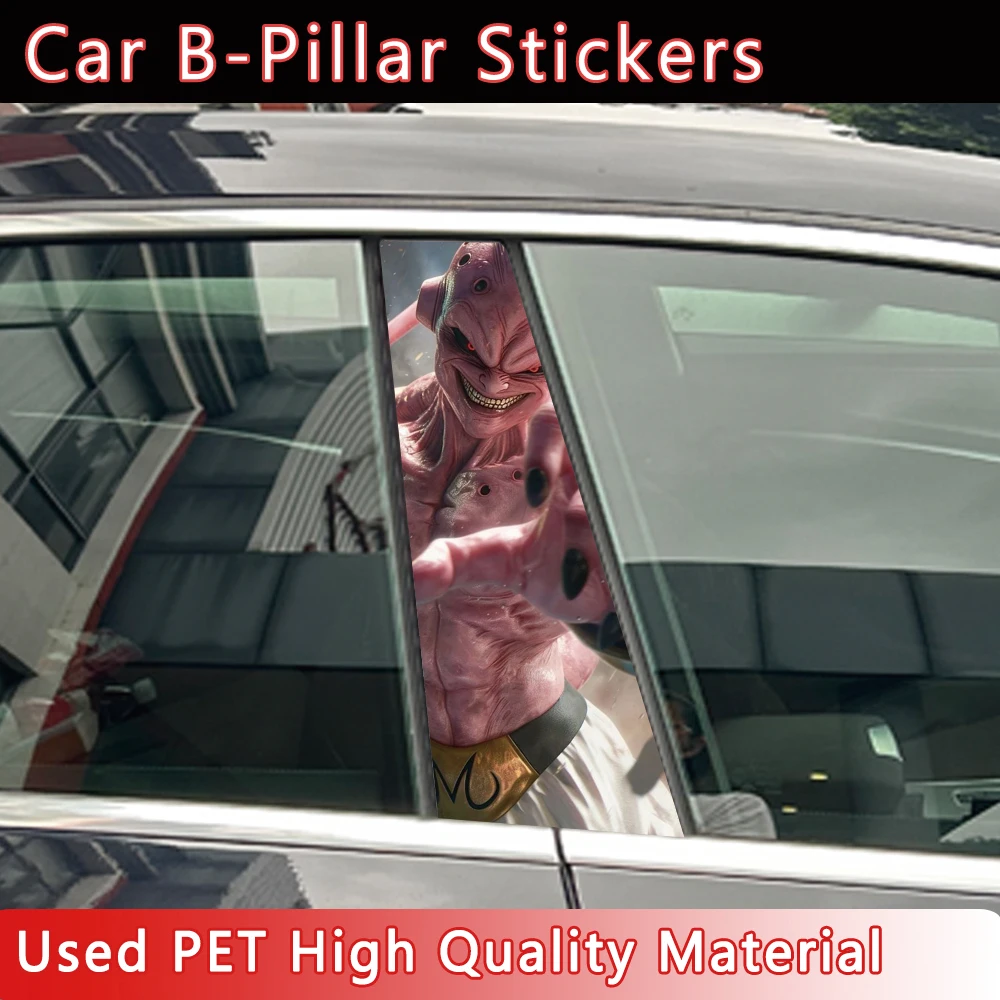 

Anime Car Stickers DIY Car B-pillar Cover Scratches Waterproof Durable Cartoon Automobile Decoration Auto PET Decals