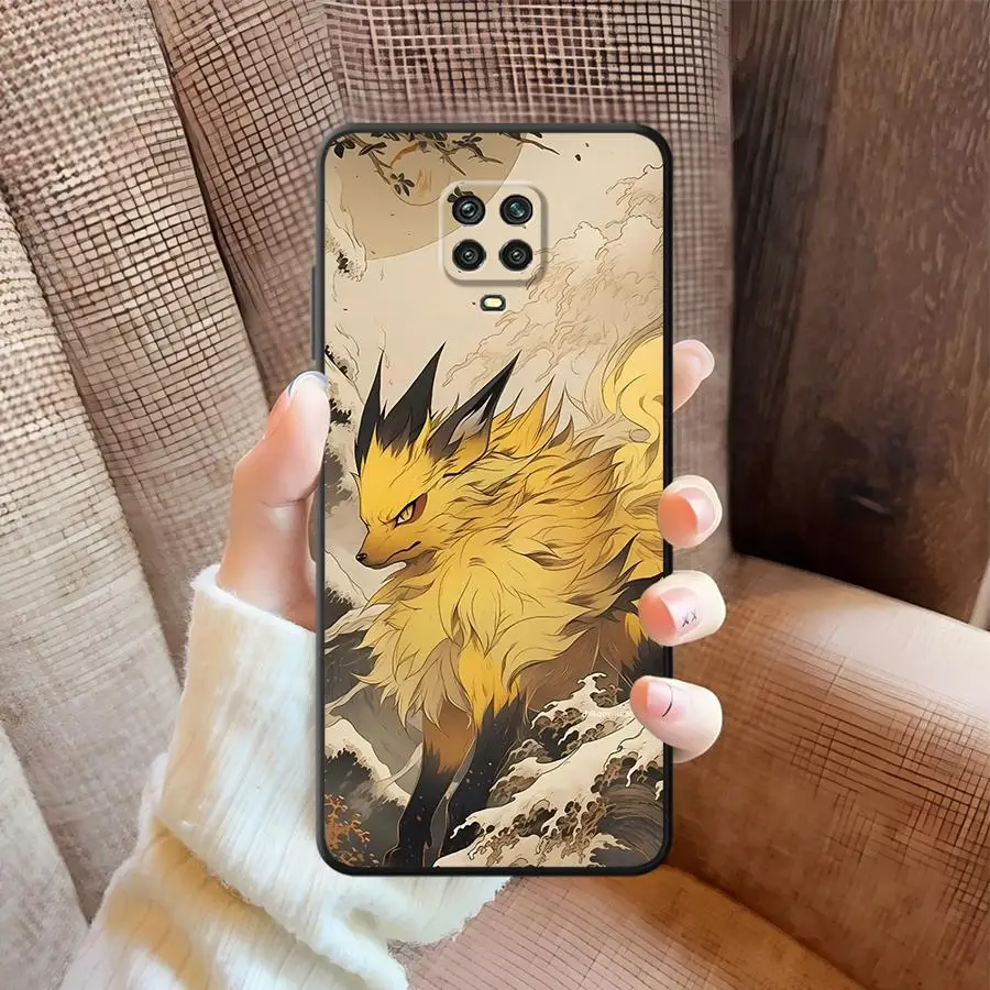 Casing untuk Xiaomi Redmi Note 10 9 8 Pro 10S 12S 9S 11S 11 13 12 Pro Plus Penutup Belakang Ponsel Lembut Anime Pokemon Lucu