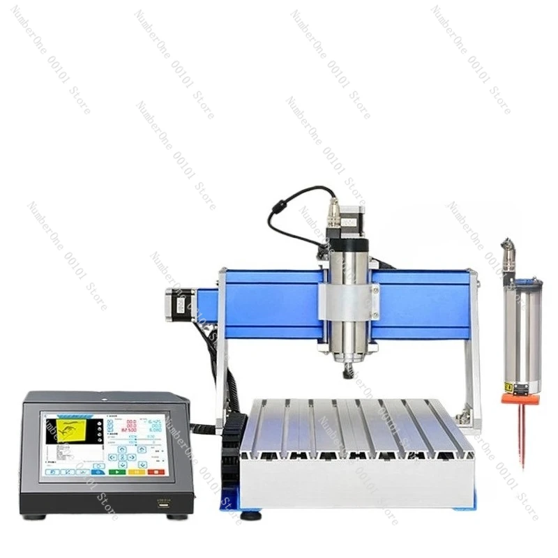 

Desktop CNC engraving machine small automatic woodworking advertising acrylic laser dual-purpose machine