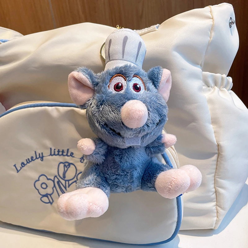 ديزني راتاتوي ريمي ألعاب من نسيج مخملي عروسة كارتون حقيبة مفتاح تزيين مُثبت ملحقات السيارة هدية عيد الميلاد وحفلة عيد الميلاد #6