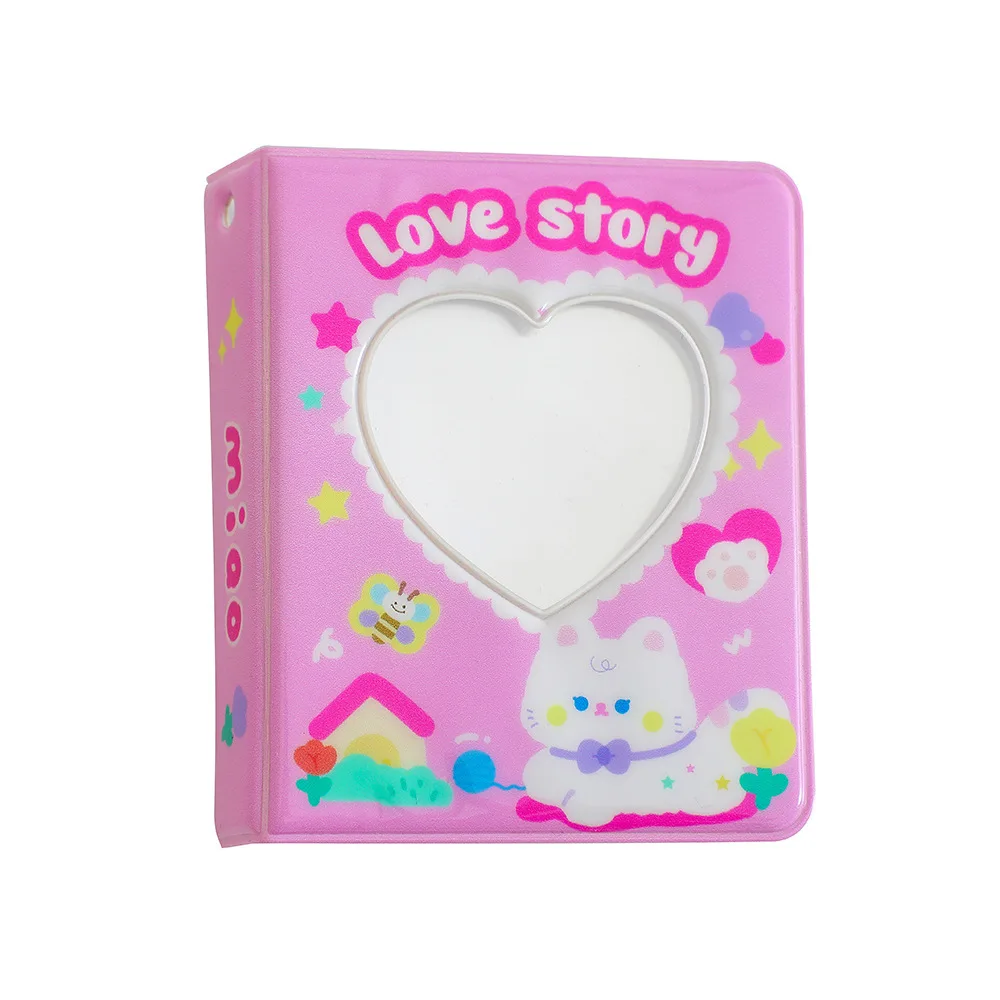 Cartoon Cat 3-Inch Small CardMini Album, Girl Love Bean Photo Storage Album