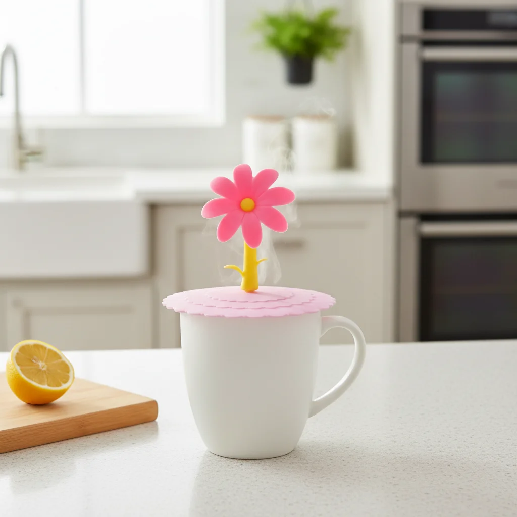 Silicone Cup Lid Round Design Shockproof For Household Use