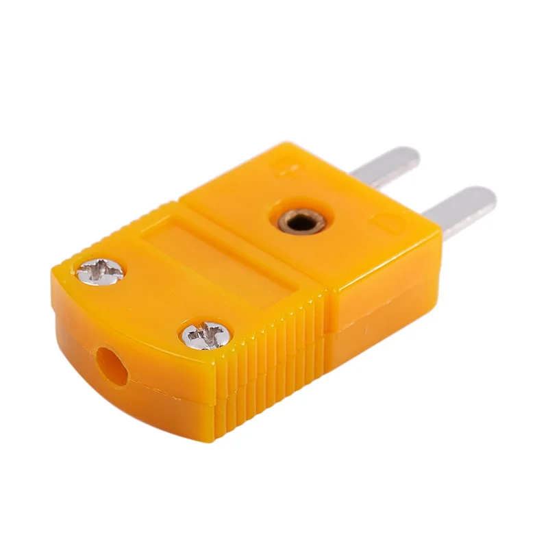 Pro 15 Uds circuitos RTD tipo K Sensor de temperatura enchufes de termopar amarillo