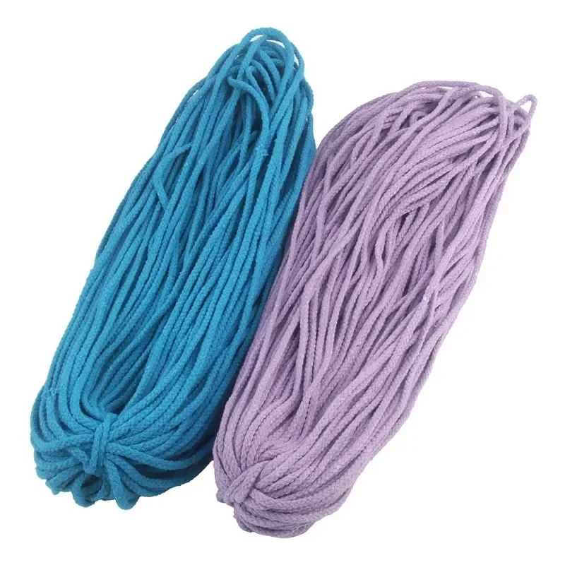 5 millimetri di trasporto * 100yard Colorato Cordone di Cotone Naturale Beige Cavo Ritorto Corda Mestieri Macrame String Casa Fai Da Te Decorativo