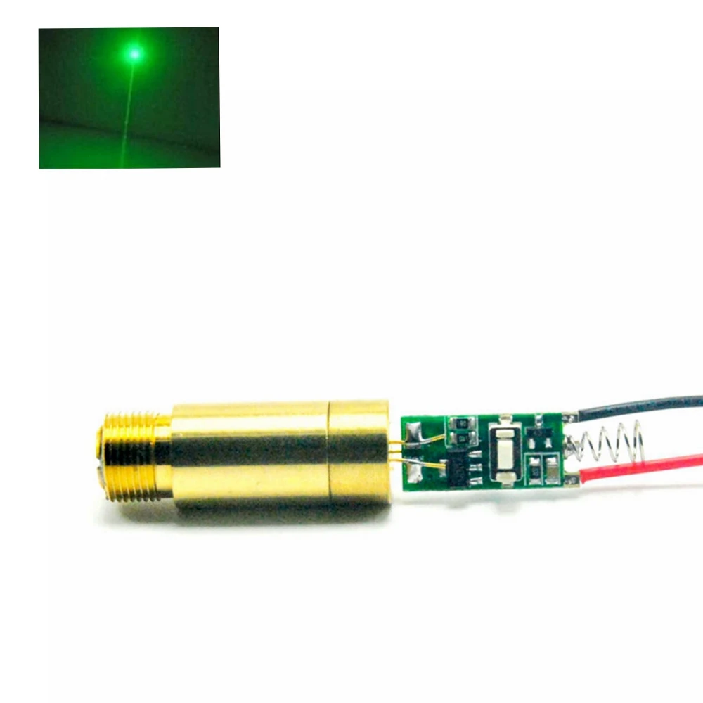 Industrial Lab 532nm Green Laser Dot Module 10mw/20mw/30mw/50mw/100mw/200mw Stage Lighting