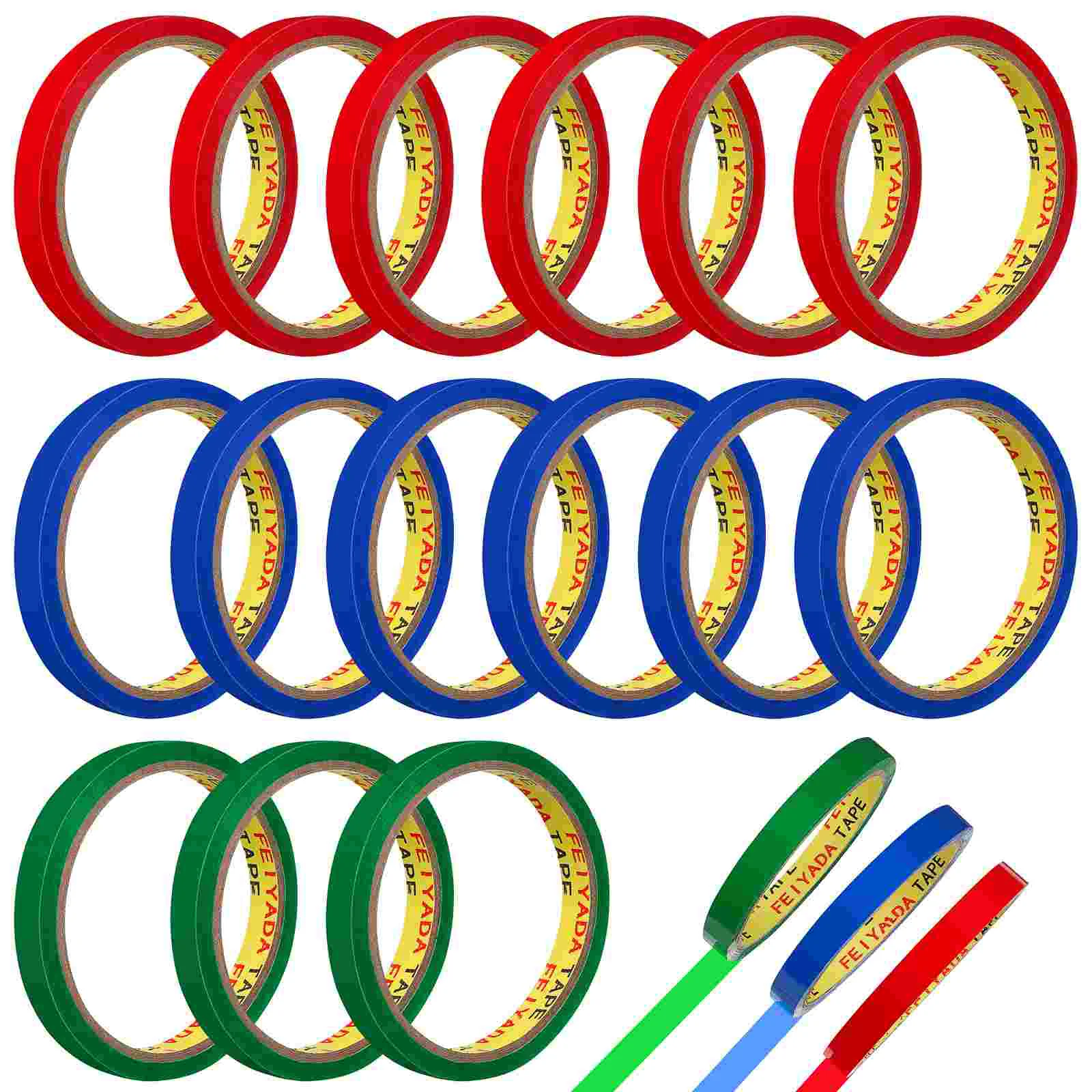 18 Pcs Bag Tape Sealer Gaffers Adhesive Glitter Waterproof Supermarket Supplies Bread The Pet