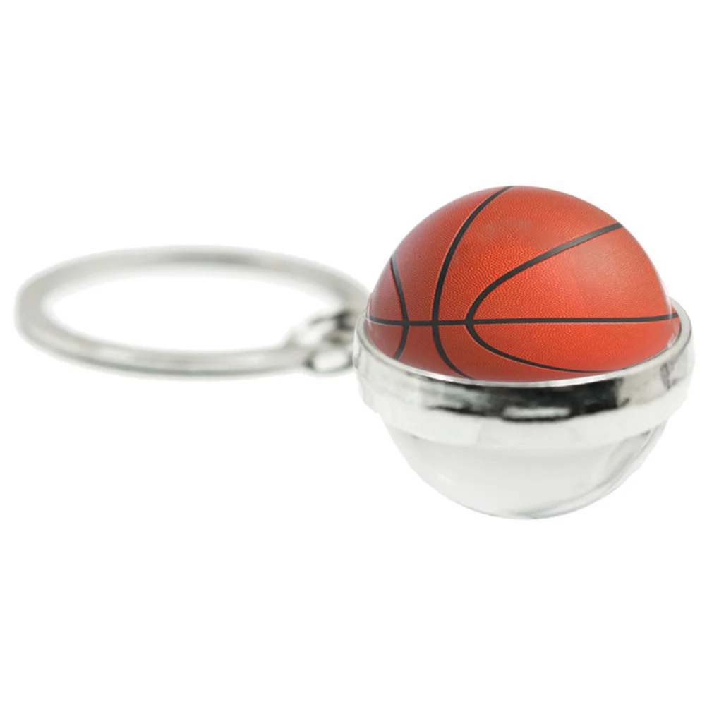 Sports Keyring Mini Keychain Accessories Small Glass Backpack Hanging Decor Pendants