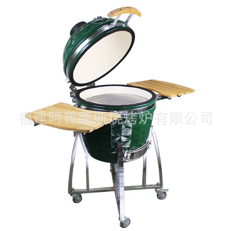 Inch Diamond Noodles Smoked Braised Grilled Charcoal Grilled Family Party Outdoor BBQ Ceramic Grill Grill Skewers