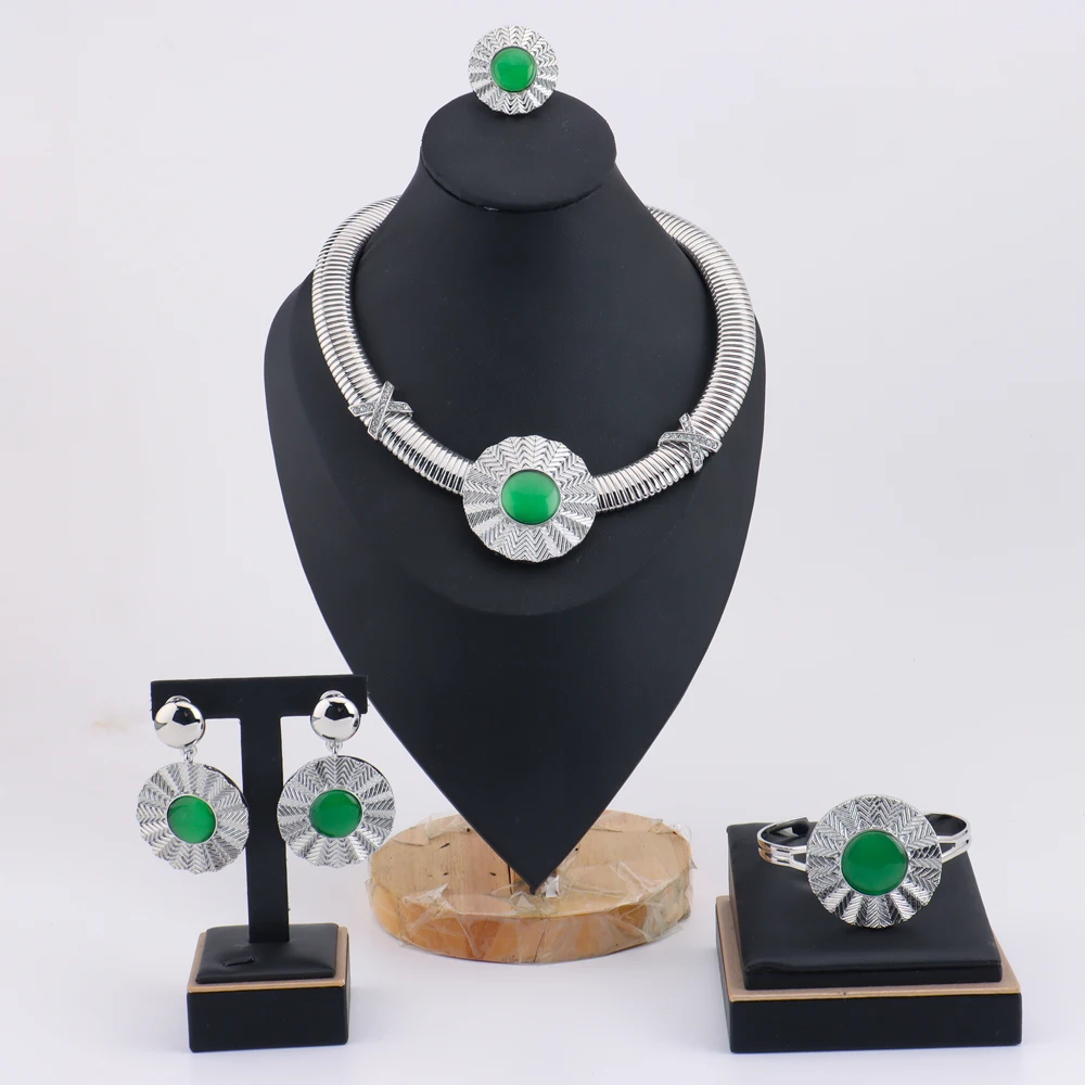 Women's Luxury Wedding Jewelry Accessories Set