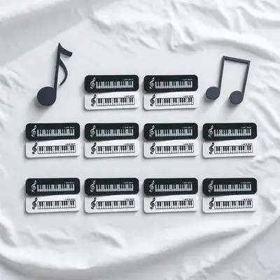 

20 pcs Piano Erasers Cute Small Rubber for Students Supplies Classroom Reward Homework s Back to School Gift