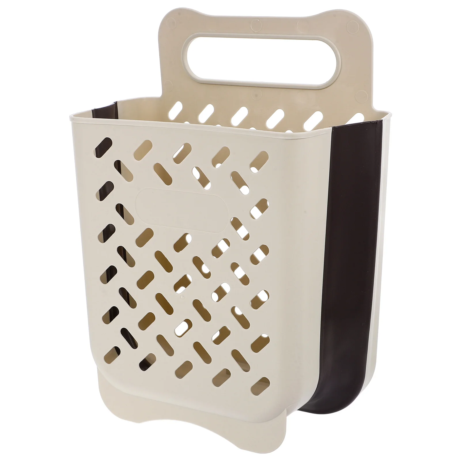 

Wall Hanging Laundry Basket Foldable Collapsible Clothes Storage Basket No Drilling Easy Installation Space Saving Laundry