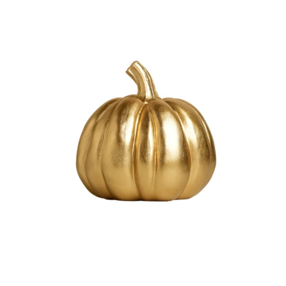 

Micro Landscape Resin Pumpkin Statue Exquisite Decorative Pumpkin Ornament Retro Miniature Figurine Sculpture Christmas