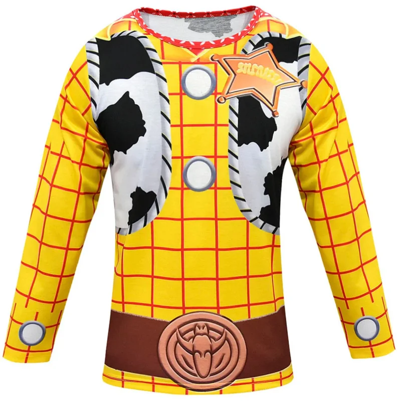 TS4 Kids Clothes Halloween Costumes for Boys Woody Cosplay Carnival Party Clothing Sets Toddler Children's Christmas Outfits