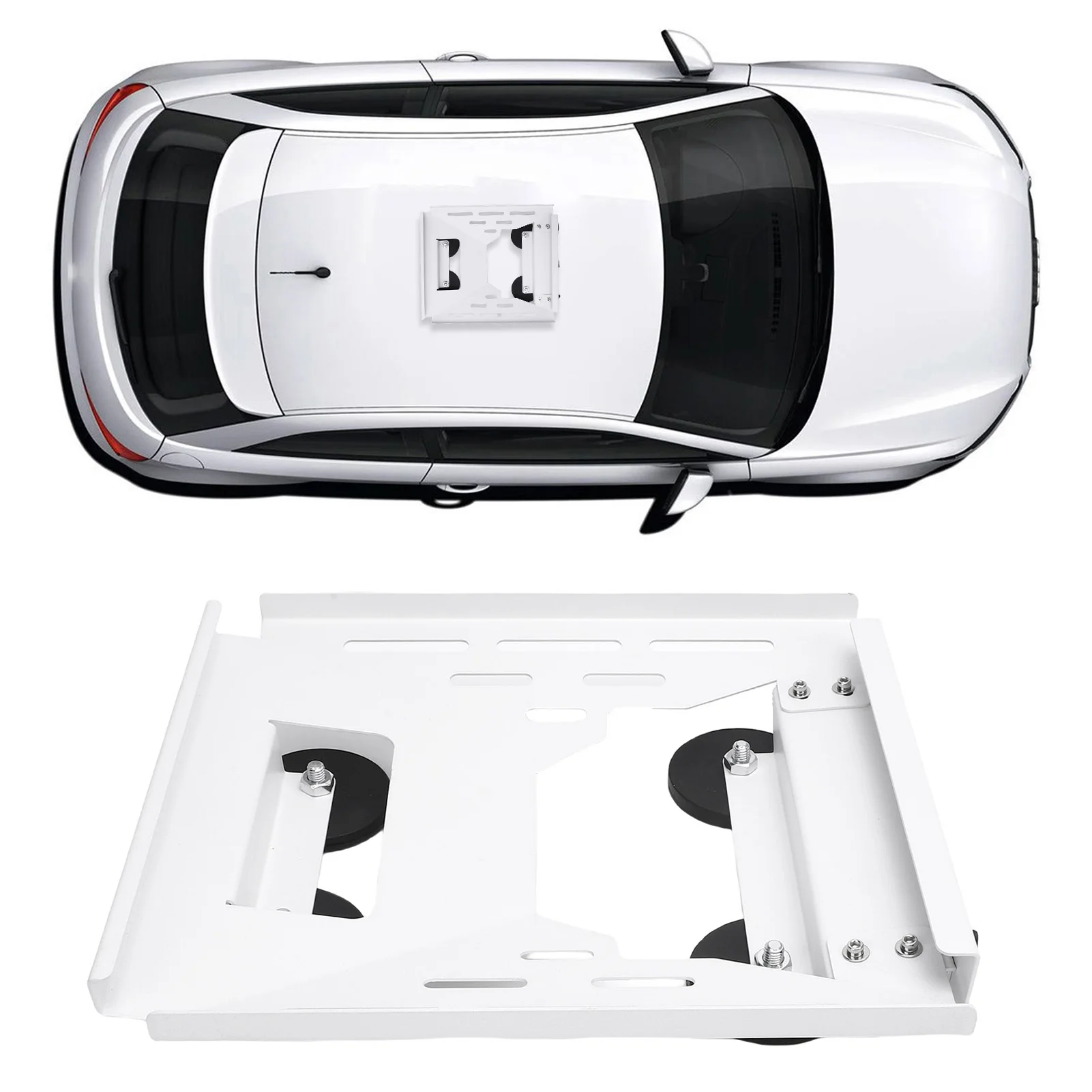 

Спутниковый автомобильный держатель на крышу, стабильная анодированная краска, спутниковый багажник на крышу, устойчивый к царапинам, железо, сильная магнитная прочность для внедорожника