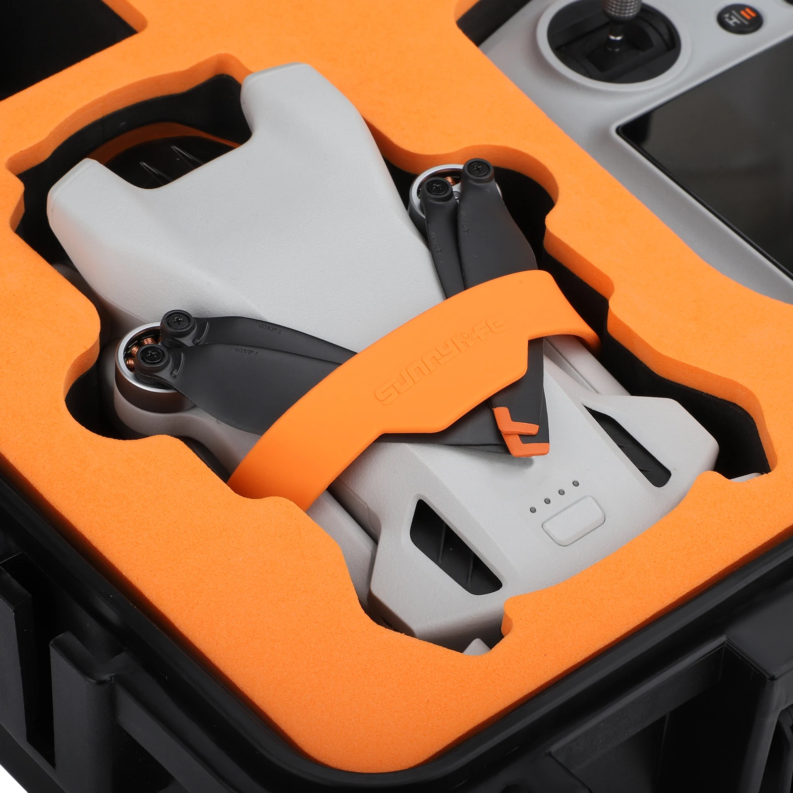 Sunnylifeプロペラホルダーdjiミニ3ドローン固定安定剤保護プロップdji mini 3プロ着陸ギアアクセサリー