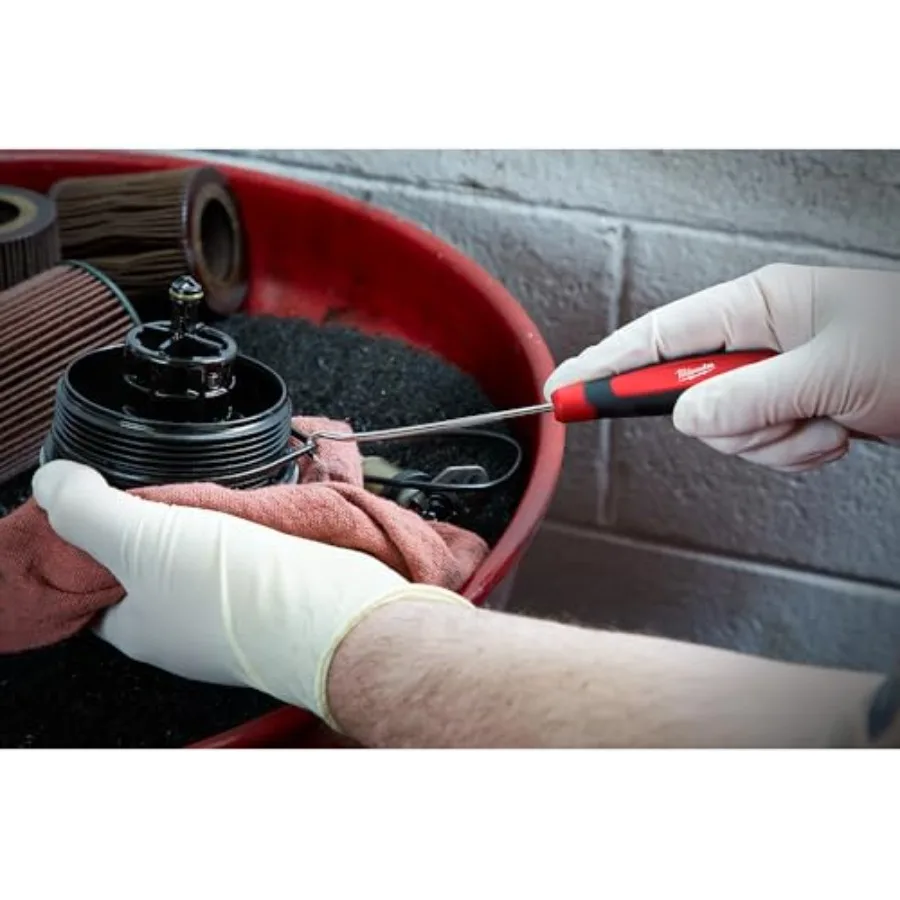 ชุดตะขอเกี่ยว 4 ชิ้นสำหรับงานซ่อมและบำรุงรักษารถยนต์ ออกแบบมาเพื่อการเข้าถึงง่ายในพื้นที่แคบ เหมาะสำหรับชุดสายไฟ