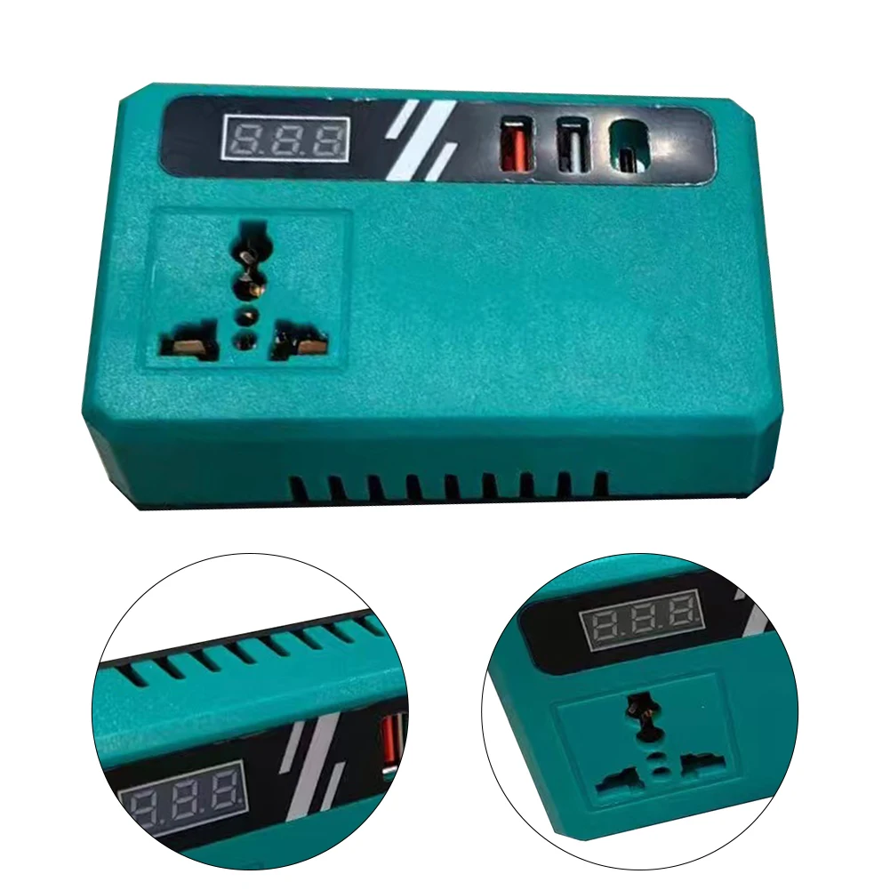 1pcs 120W Lithium Battery Inverter DC18V/21V To 220V AC Battery Inverter For Dayi Mobile Power Transformer Electrical Equipment