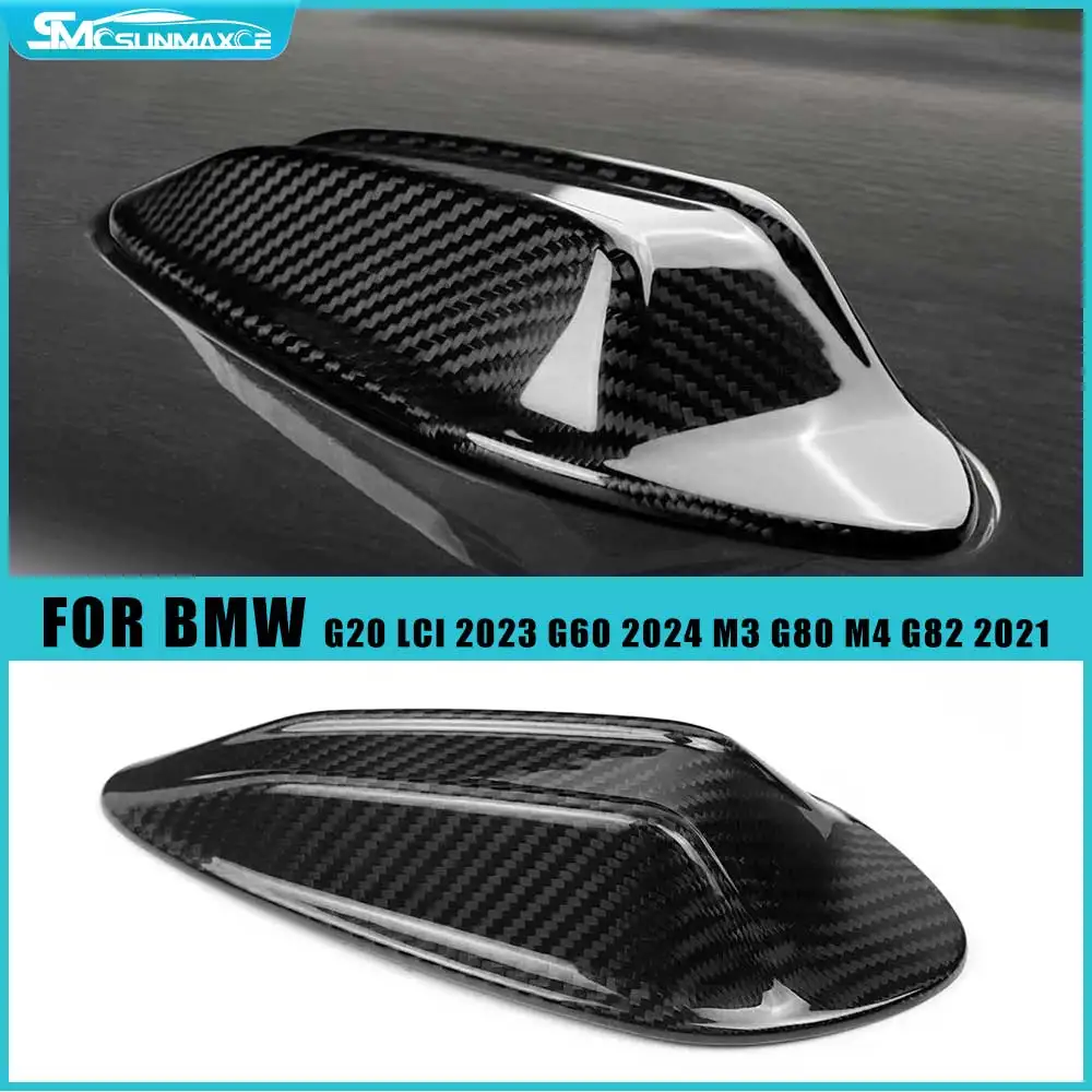 

Carbon Fiber Radio Signal Base Car Shark Fin Antenna Cover Exterior Accessories for BMW 3 4 5 Series G20 G22 G30 M3 G80 M4 M2