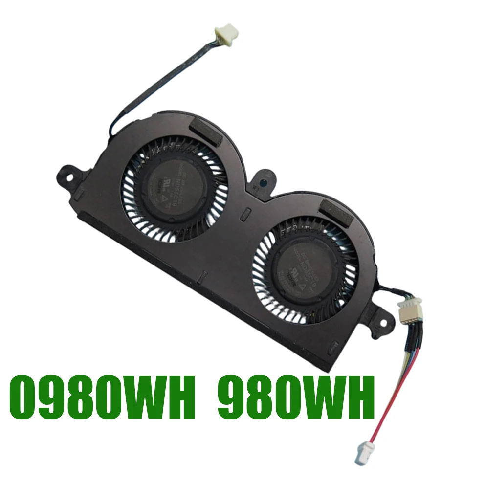 

For DELL For XPS 13 9370 9380 0980WH 980WH ND55C19-16M01 DC05V 0.40A Laptop CPU Fan