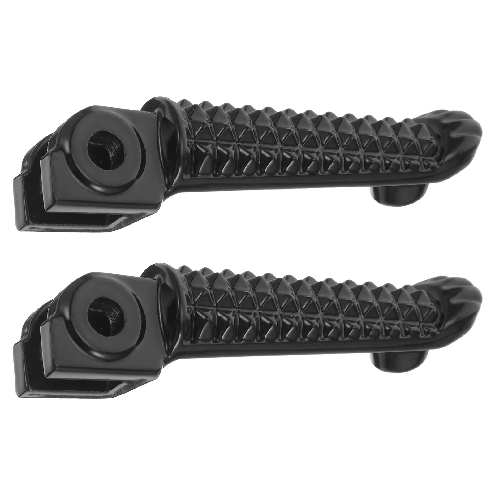 

2pcs Motorcycle Foot Pegs Universal Fit Iron Metal Footrest Antislip Design Easy Installation For Front Rear Passenger Pegs