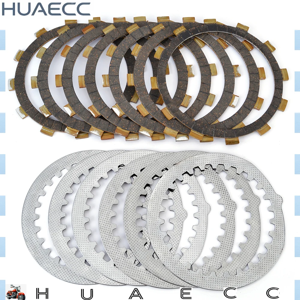

Clutch Friction Steel Plates Disc for Yamaha XJ400D XJ400 1981 4H7-16321-02 4L0-16321-00 5Y1-16331-01 371-16325-00 383-16321-00