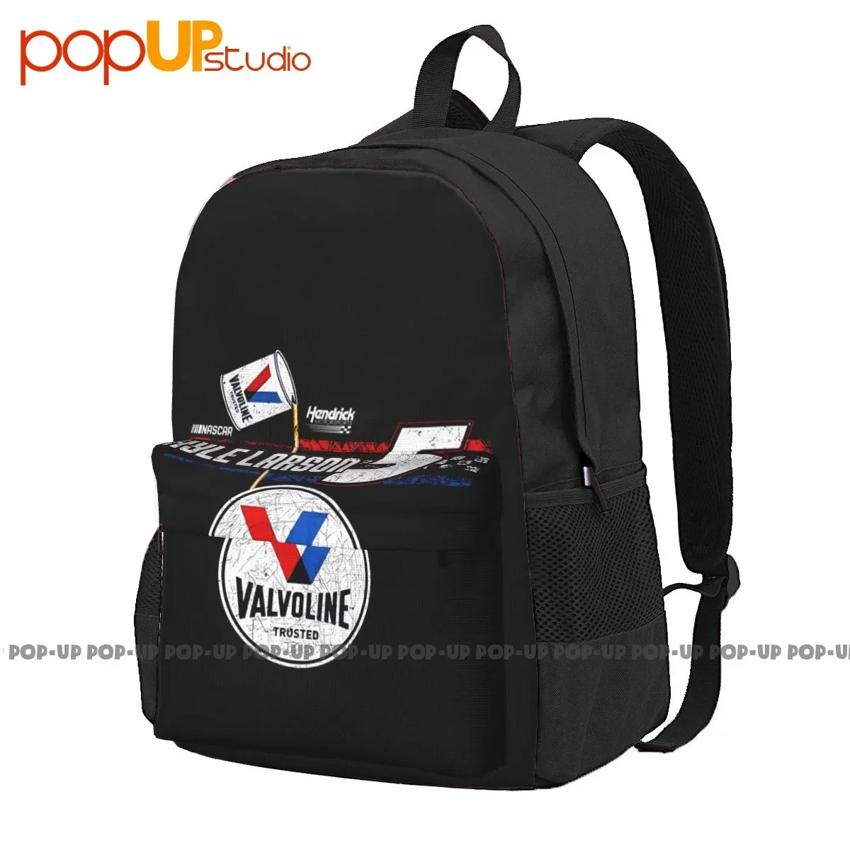 Kyle Larson Hendrick Motorsports Team Valvoline Large Capacity Backpack Bookbag Shoe Bag Sports Bag Multi-function