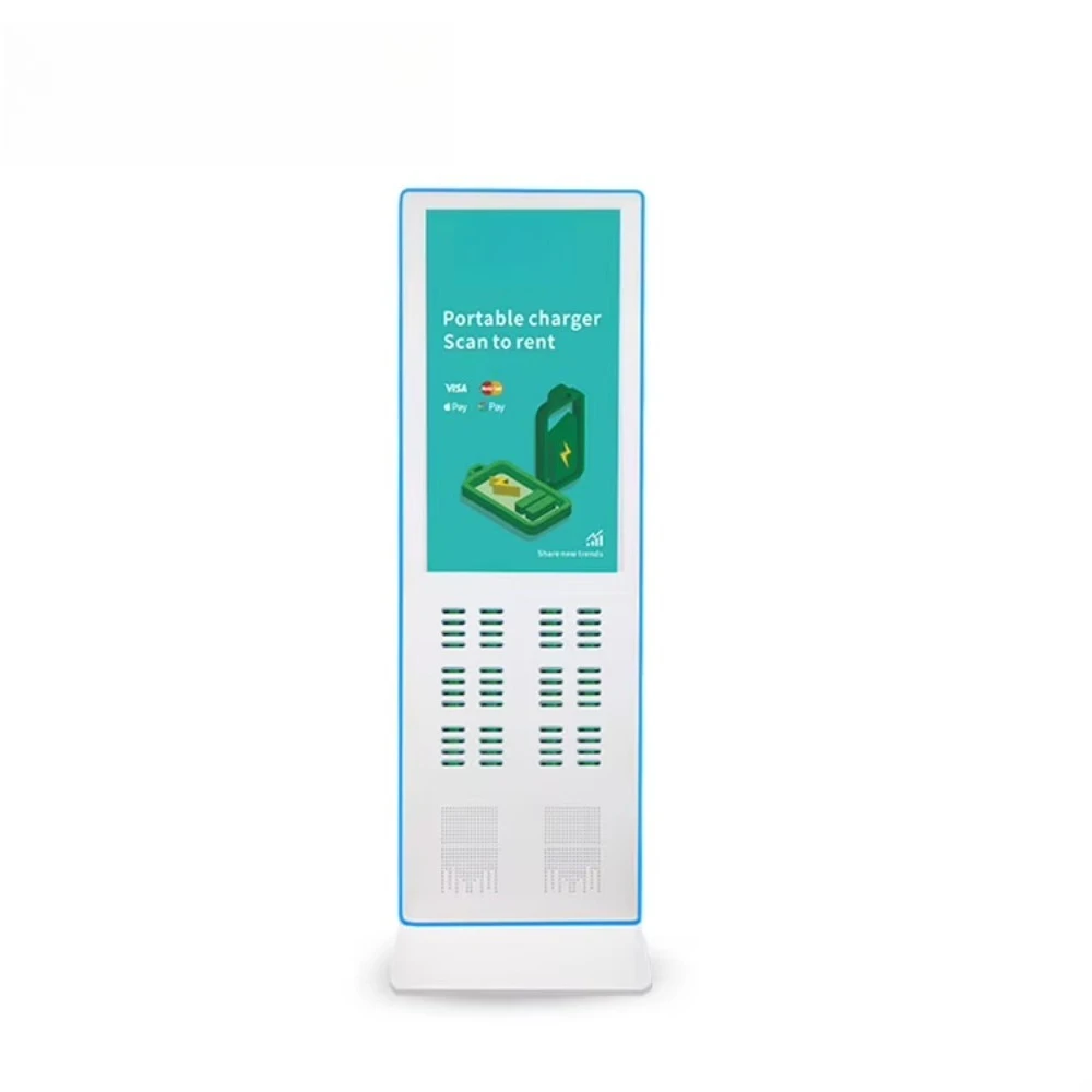 Rentable Multi-Device Charging Kiosk Shared Power Bank Station with PD Function Convenient Phone Charger Machine
