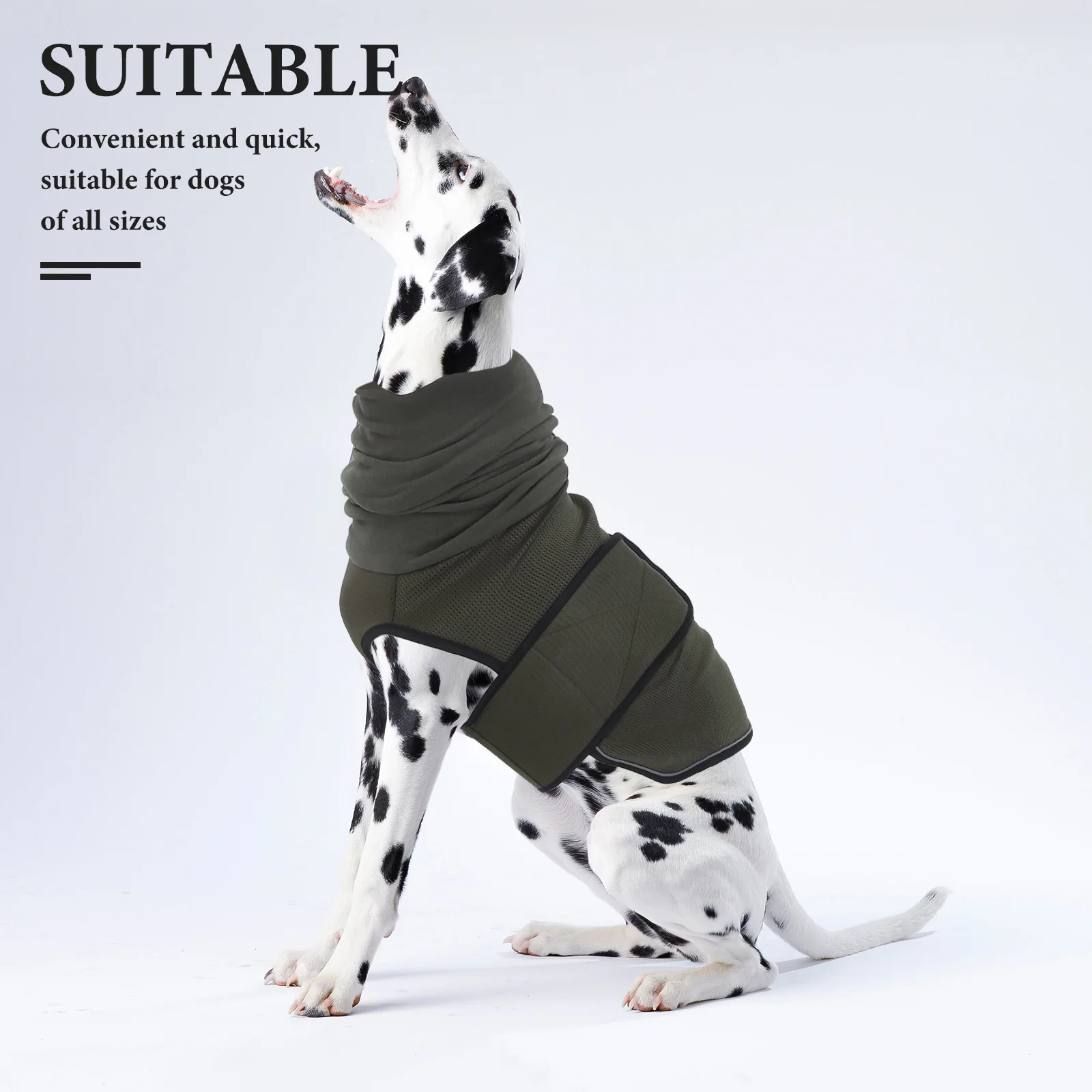 

Dog Calming Diffuser Jacket Pet Thunderstorm Anxiety Coat Easy to Wear Sizes Dogs Stylish and Functional