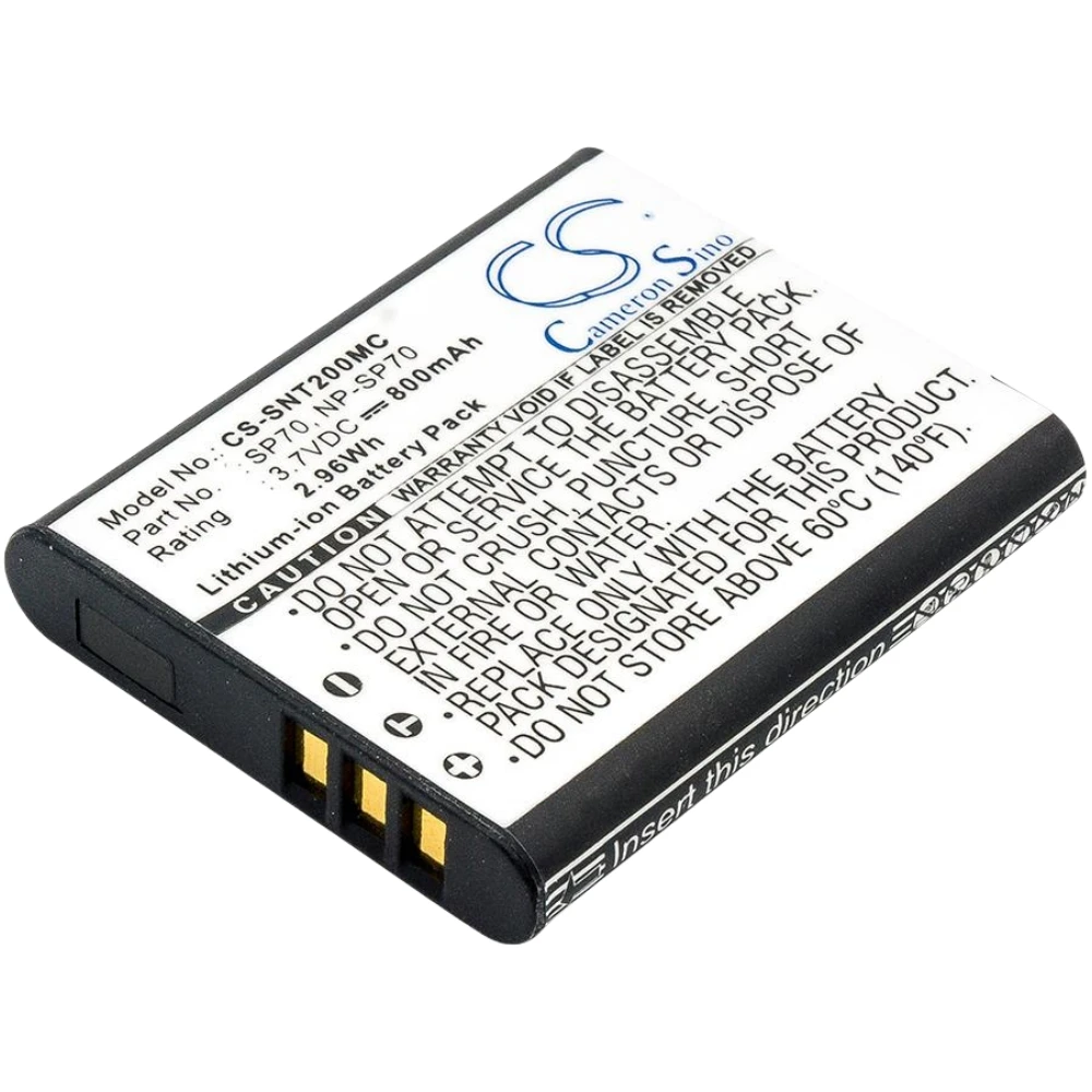 Li-ion Camera Battery for Sony,3.7v,800mAh,Bloggie Touch MHS-TS20 MDR-1RBT MDR-100 Bloggie MHS-FS3,SP70 NP-SP70 SP70A SP70B