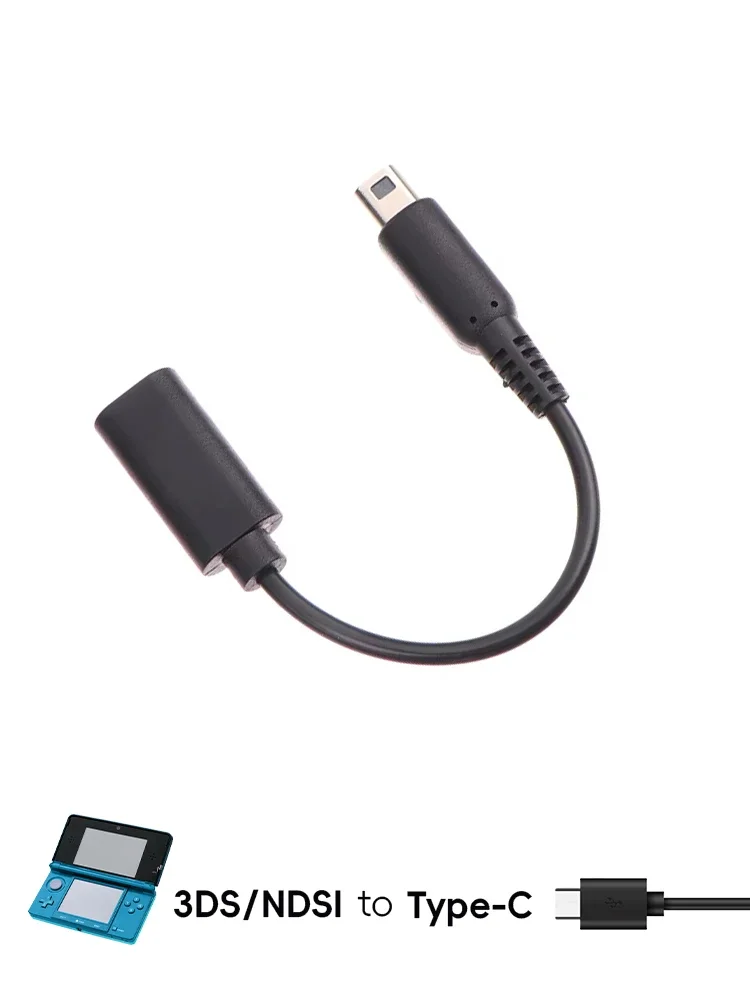 Câble de charge DATA FROG Type-C vers 3DS pour NDSI/2DS/3DS XL LL, cordon d'alimentation à charge rapide