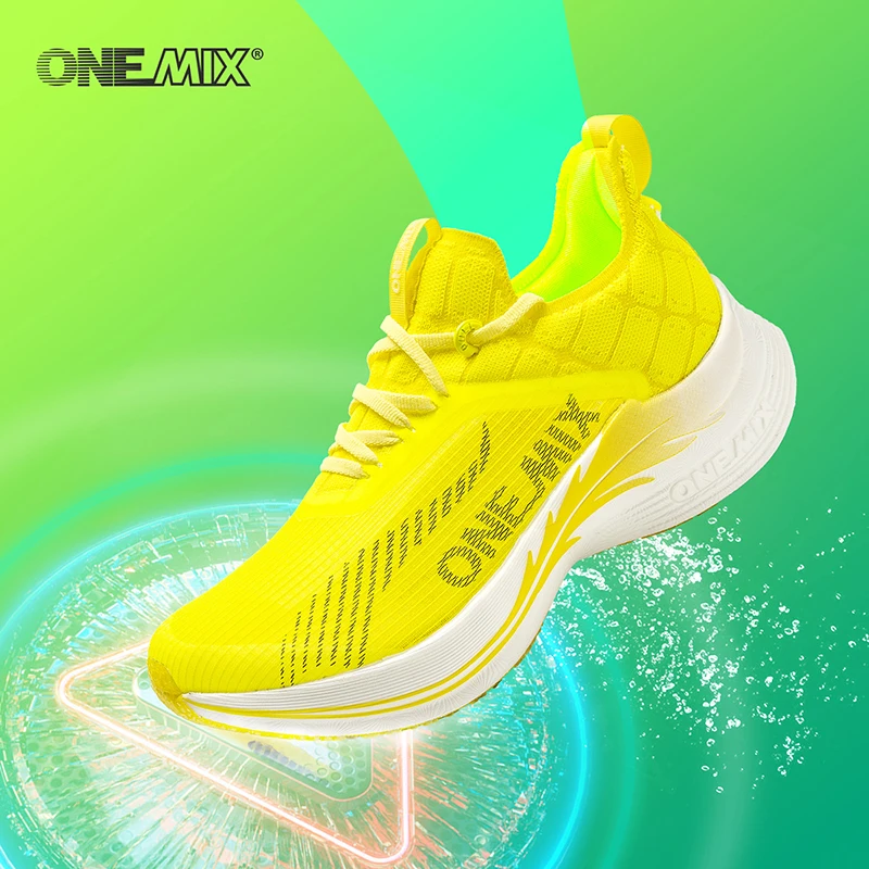 ONEMIX 2024 Carbon Plate Marathon Running Racing Shoes Professional Stable Support Shock-relief Ultra-light Rebound Sneakers