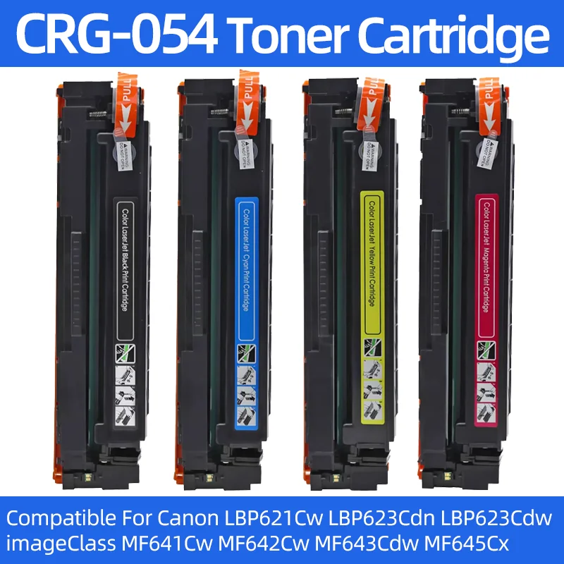 

CRG-054 CRG054 Toner Cartridges compatible for LBP621Cw LBP623Cdn LBP623Cdw ImageClass MF641Cw MF642Cw MF643Cdw MF645Cx printer