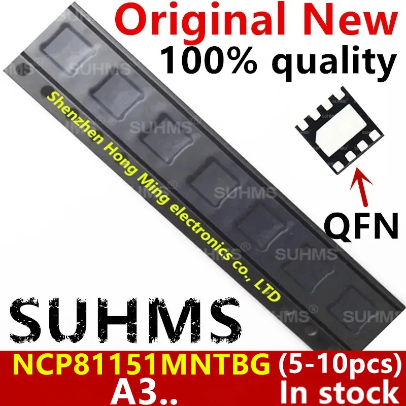 NCP81151MNTBG, NCP81151, A3L, A31, A3J, A3, 100% nuevo, de 5 a 10 piezas Chipset QFN-8