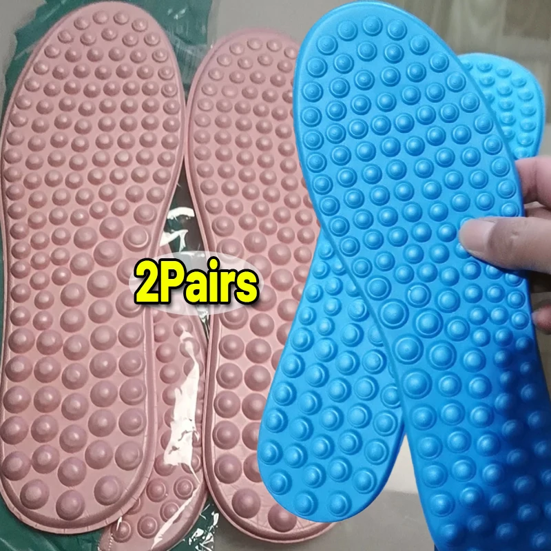 Finger Pressure Board Massage Insole Relieve Foot Fatigue Shoes Insoles Men Woman Shoe Pads Soft Sports Casual Shoes Accessories