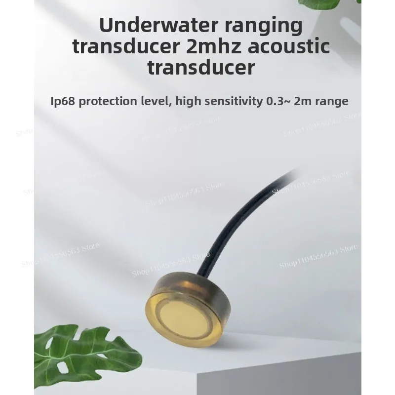 DYW-LS-03A 2MHz Underwater Ultrasonic Ranging Transducer - Hydroacoustic Distance Sensor