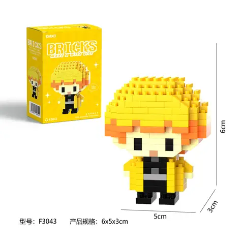 एनीमे क्यू पॉस्केट डेमन स्लेयर लेगो 6 सेमी बिल्डिंग ब्लॉक्स थोक जापानी सेट किमेट्सु नो याइबा छोटे ब्लॉक डेस्कटॉप सजावट 6 best sales लेगो मंगा - №1