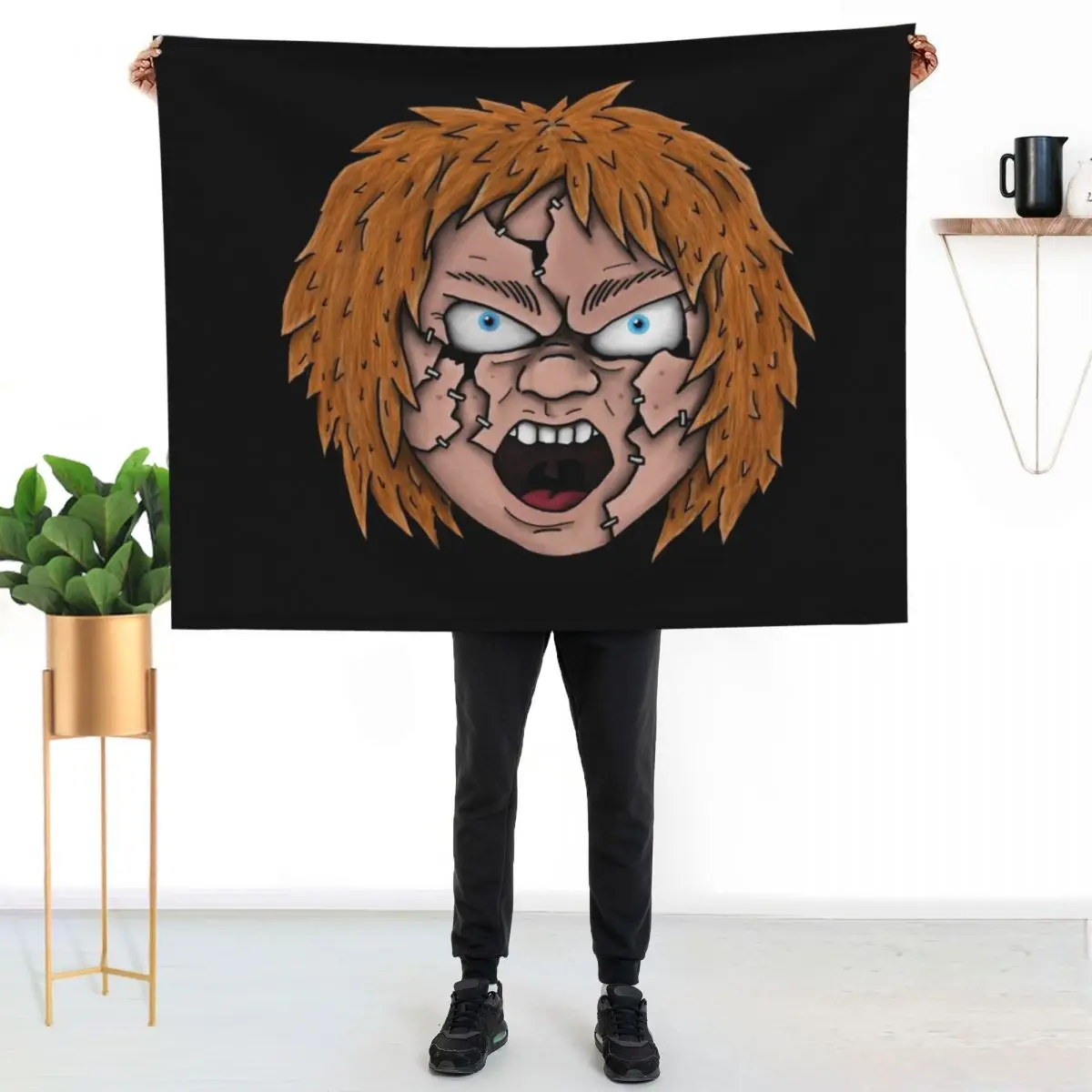 

Chucky Throw Blanket Summer Cool Breathable Blanket for Sleeping