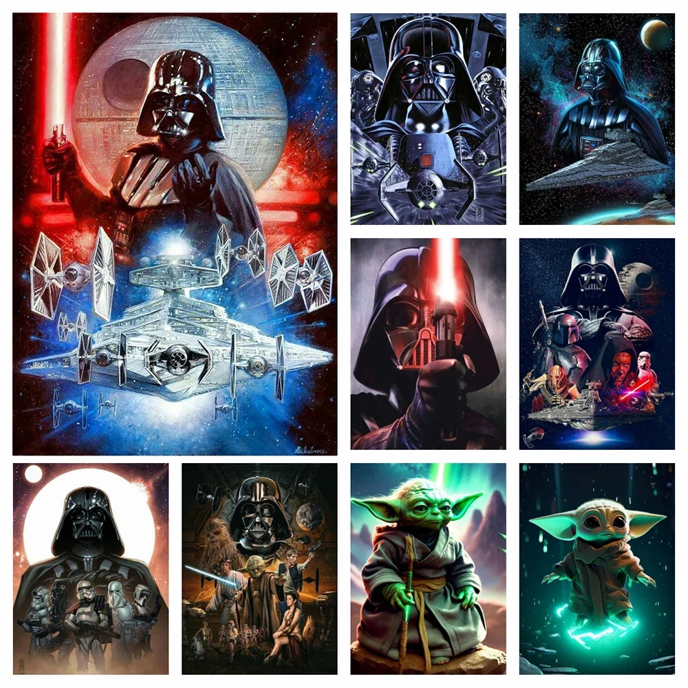 5D DIY Disney Diamond Painting Interstellar War Diamond Embroidery Cartoon Warrior Furniture Decoration Gifts